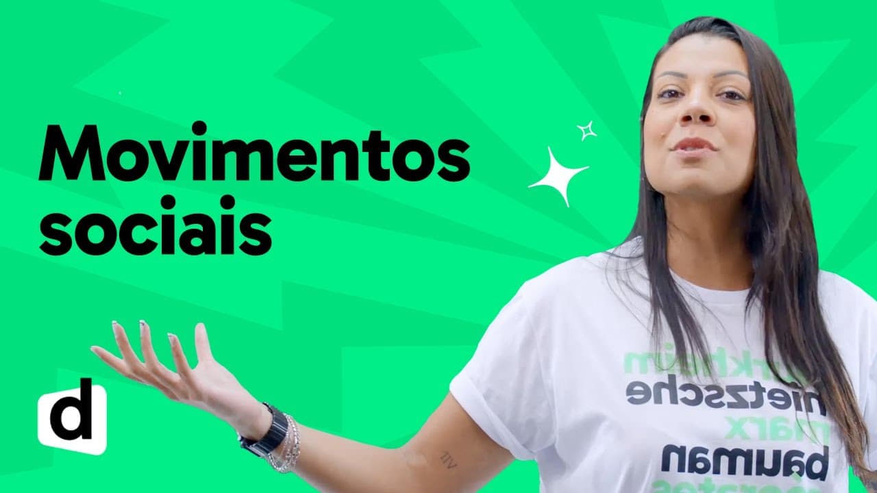 Thumbnail: REVISÃO ENEM | FILOSOFIA E SOCIOLOGIA: MOVIMENTOS SOCIAIS | ESQUENTA ENEM | DESCOMPLICA