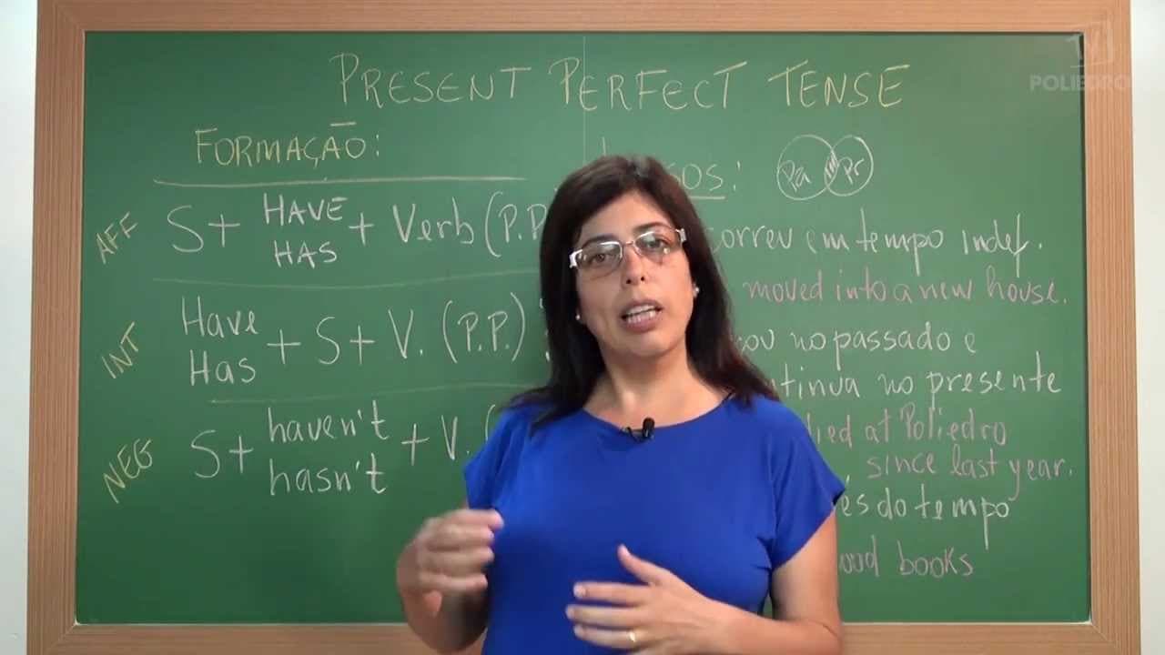 Thumbnail: Videoaulas Poliedro | Enem | Present Perfect Tense:  Formação e Usos