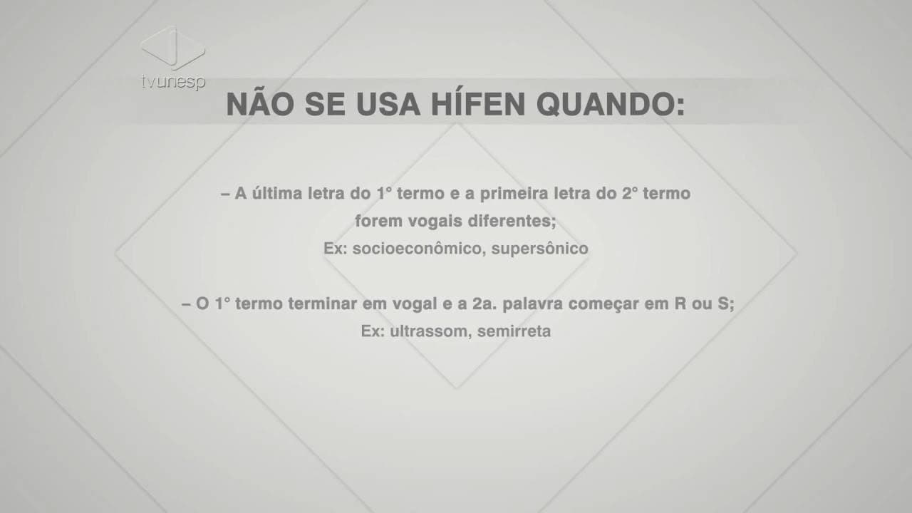 Thumbnail: Guia de Profissões | Dicas do Guia - Quando não usar o hífen - Gramática