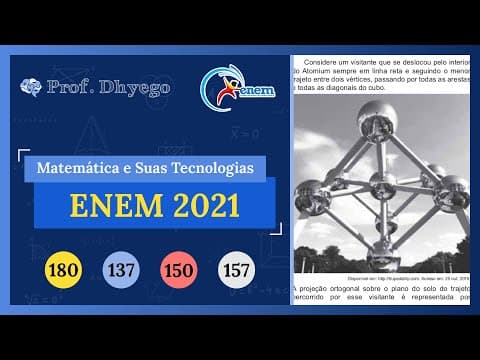 Thumbnail da aula: O Atomiuim, representado na imagem é um dos principais pontos turísticos de Bruxelas. Ele foi constr