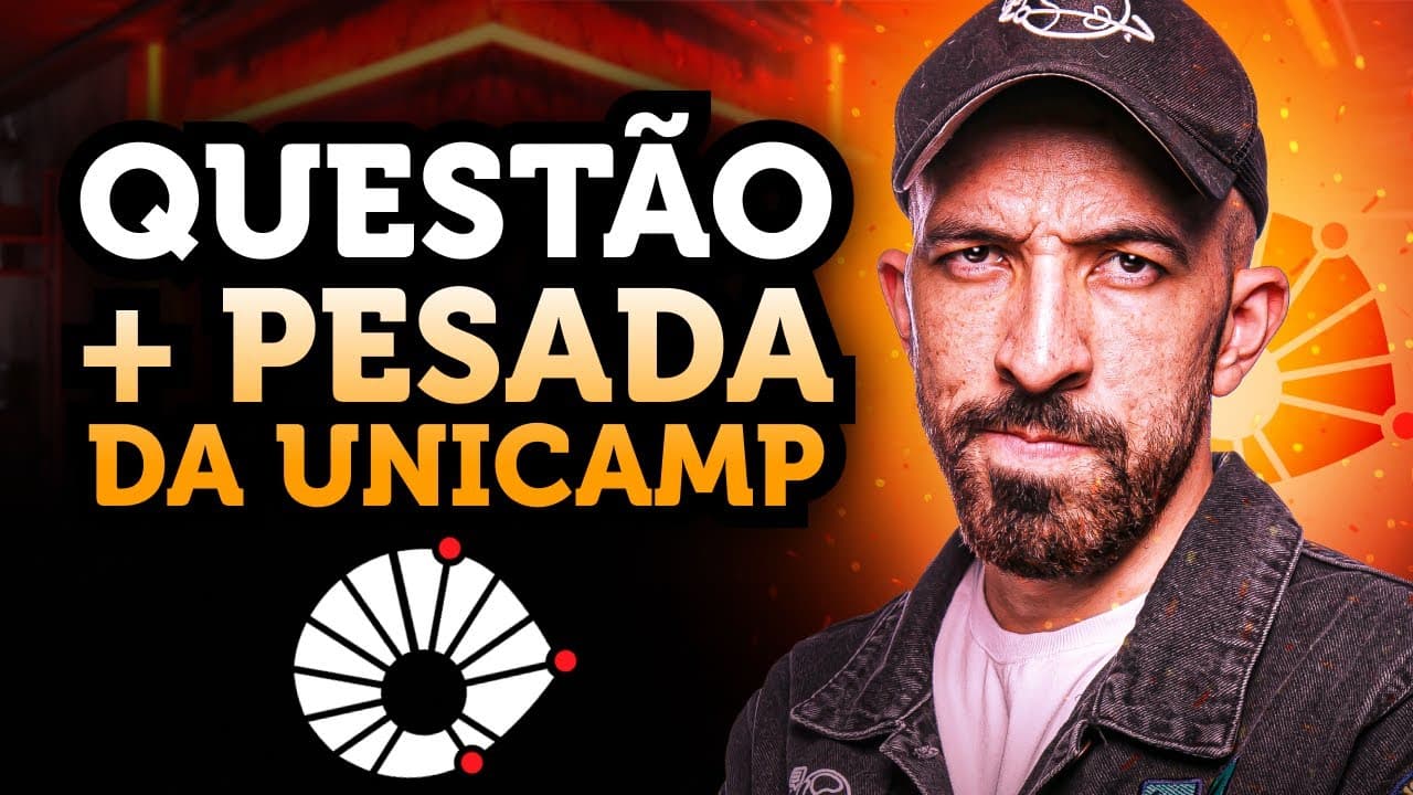 Thumbnail: Questão PESADA de MATEMÁTICA da UNICAMP (Probabilidade)