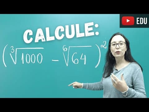 Thumbnail da aula: Expressão com Radicais - Professora Angela