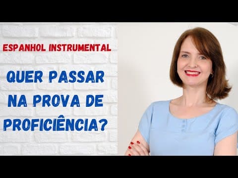 Thumbnail da aula: AULA: ESPANHOL INSTRUMENTAL PARA MESTRADO