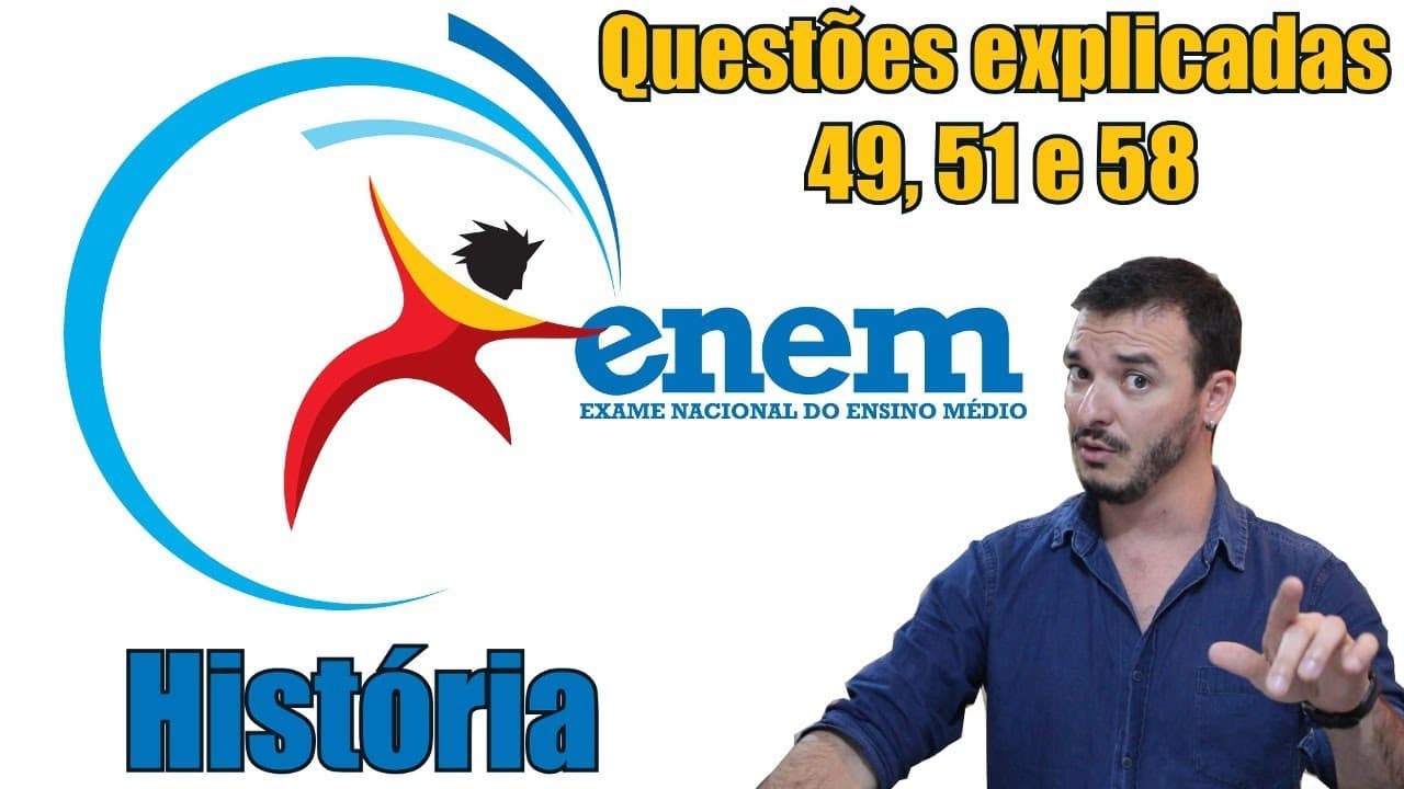 Thumbnail: ENEM 2018 História questões explicadas ( 49, 51 e 58)