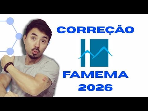 Thumbnail da aula: CORREÇÃO FAMEMA 2026 | QUÍMICA