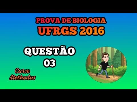 Thumbnail da aula: 03 de 2016 da prova de biologia da UFRGS - É local de síntese de lipídios e esteroides