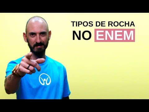 Thumbnail da aula: Tipos de Rocha no Enem - Brasil Escola