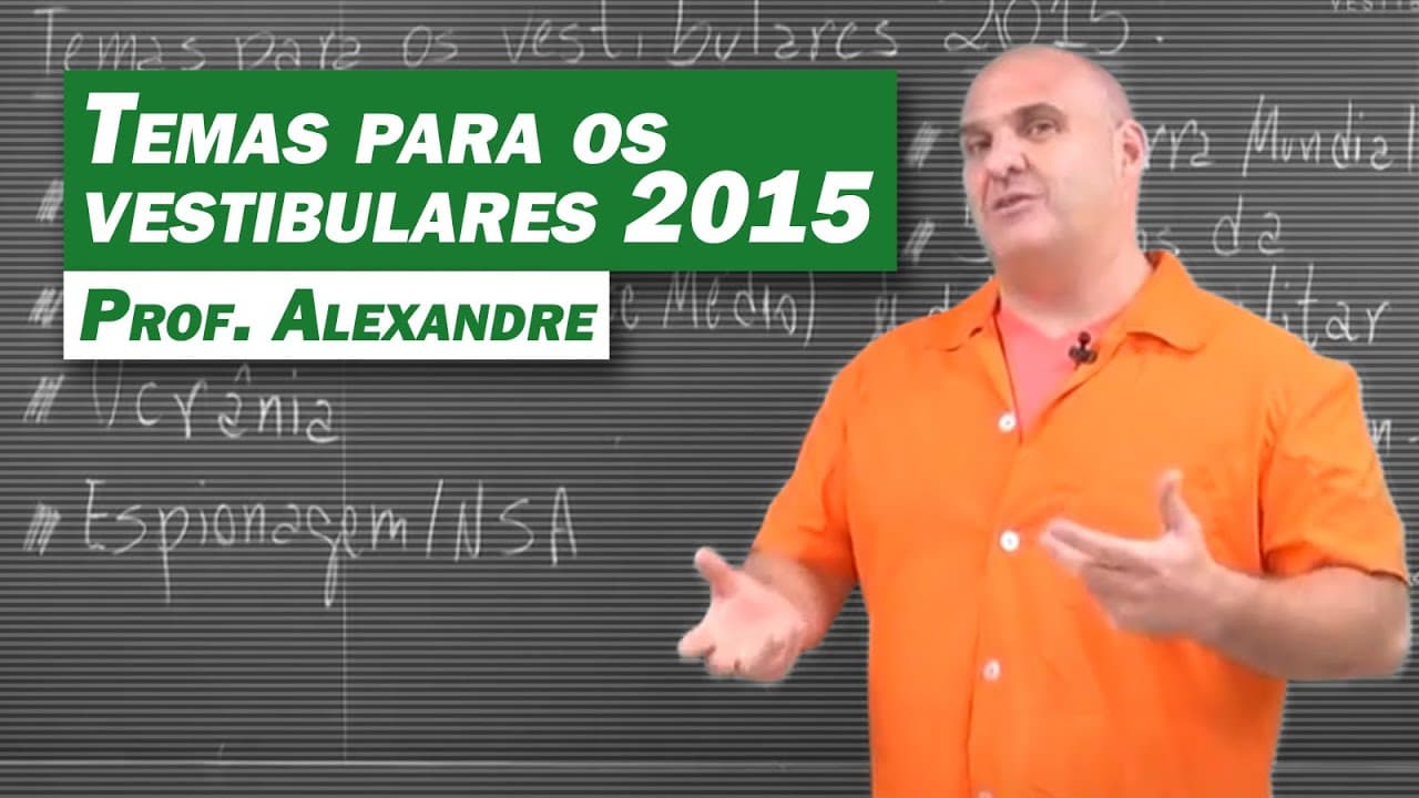 Thumbnail: Atualidades - Temas para os vestibulares 2015