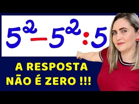 Thumbnail da aula: 😱QUAL É A RESPOSTA CERTA ?? Matemática básica todo dia.📚🚀