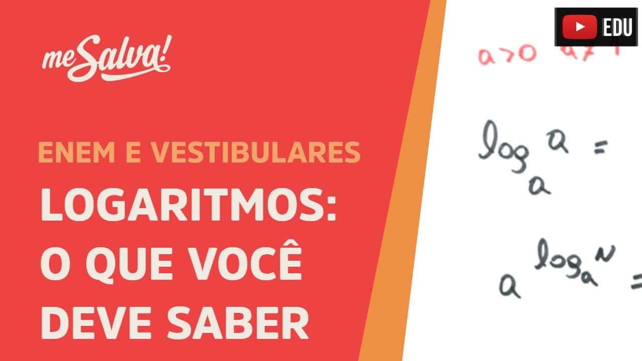 Thumbnail: O que você deve saber sobre Logaritmos | ENEM e Vestibulares | Me Salva!