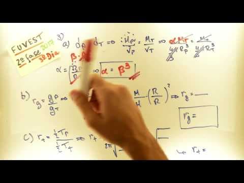 Thumbnail da aula: FUVEST 2017 - Física F03 - Gravitação Universal - 2ª fase 3º dia - Aulas A+