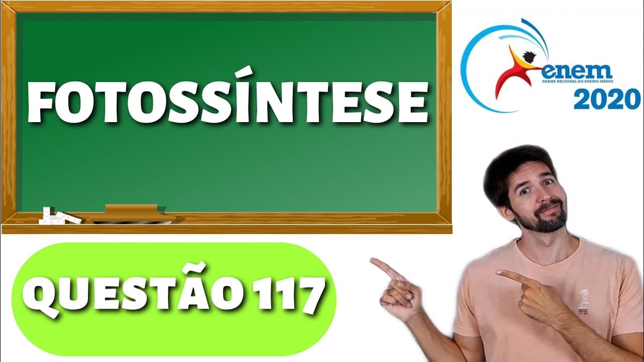 Thumbnail: QUESTÃO ENEM 2020: Em uma aula sobre metabolismo energético, foi apresentado um experimento clássico