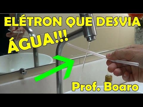 Thumbnail da aula: ELÉTRON QUE DESVIA ÁGUA - EXPERIÊNCIA DE FÍSICA - ELETRIZAÇÃO POR ATRITO- Prof.  Boaro