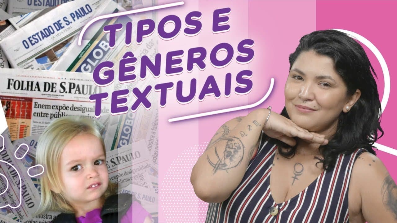 Thumbnail: Tipos e Gêneros Textuais | Resumo