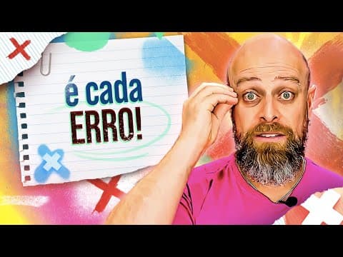 Thumbnail da aula: Professor REAGE a POSTS COM ERROS pt.2 #ReageProfe | Professor Noslen