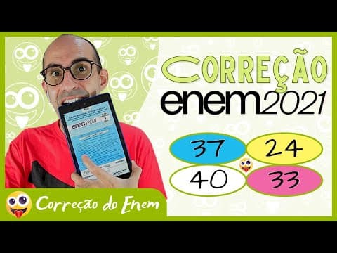 Thumbnail da aula: [CORREÇÃO DO ENEM] Questão 37 - Enem 2021 - Prova azul ▷ Comportamento geral