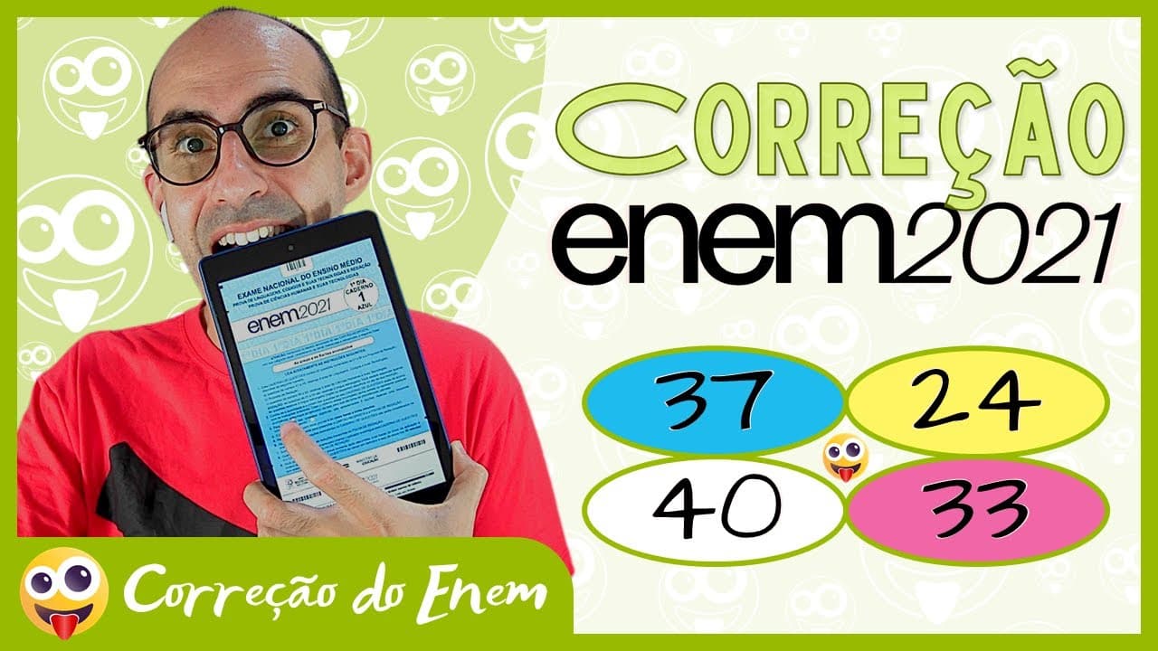 Thumbnail: [CORREÇÃO DO ENEM] Questão 37 - Enem 2021 - Prova azul ▷ Comportamento geral
