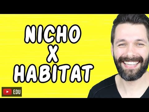 Thumbnail da aula: NICHO ECOLÓGICO E HABITAT - ECOLOGIA | Biologia com Samuel Cunha