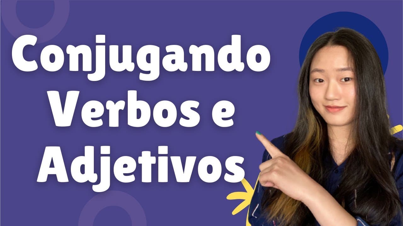 Thumbnail: Como conjugar verbos e adjetivos | Curso de Coreano #09 (parte 1)