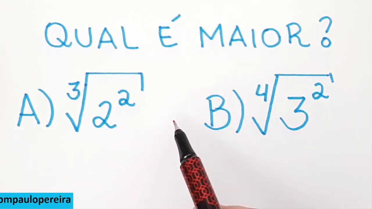 Thumbnail: 🔥 HELP MATEMÁTICA BÁSICA - Qual é o maior? #81
