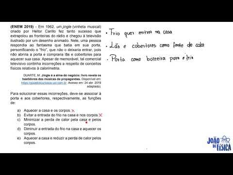 Thumbnail da aula: ENEM 2019 - Termodinâmica e Calorimetria - Em 1962, um jingle (vinheta musical) criado por Heitor