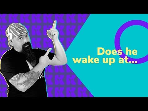 Thumbnail da aula: Inglês 2.0 | Kultivi | Does he wake up at... | Prof. Rui Ventura