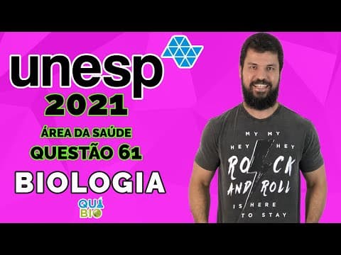 Thumbnail da aula: UNESP 2021 - Questão 61 - Uma comunidade de equatorianos com nanismo apresenta a rara Síndrome de La