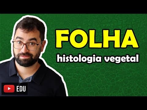 Thumbnail da aula: Histologia da Folha - Aula 11 - Módulo V: Botânica | Prof. Guilherme