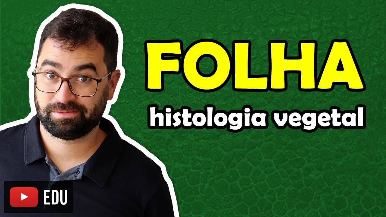 Thumbnail: Histologia da Folha - Aula 11 - Módulo V: Botânica | Prof. Guilherme
