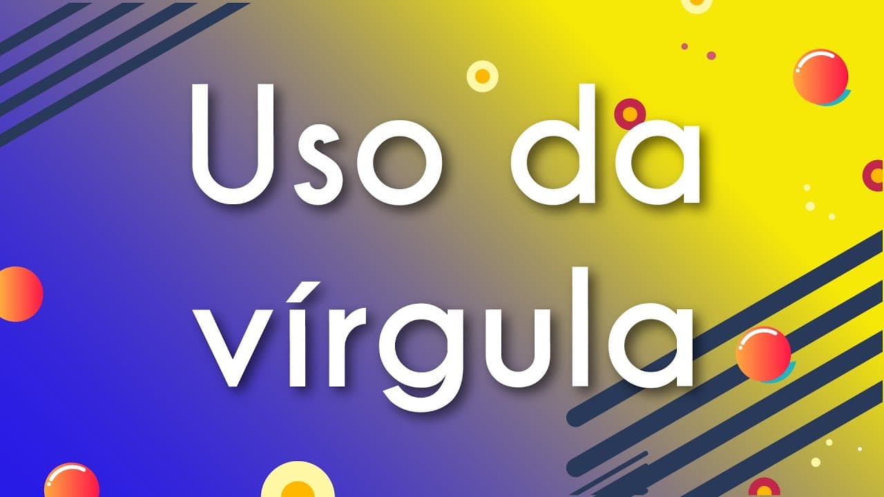 Thumbnail: Uso da vírgula - Brasil Escola
