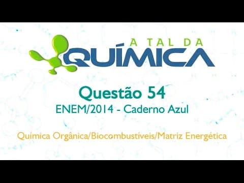 Thumbnail da aula: ENEM/2014 - Questão 54 - Química (Caderno Azul)