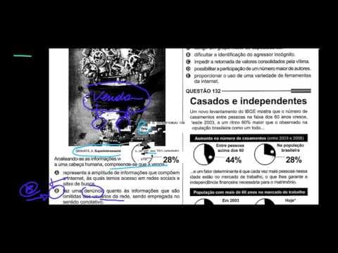 Thumbnail da aula: ENEM 2013 Linguagens q127 - 135 # 25