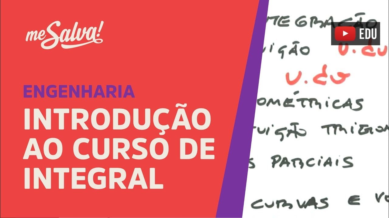 Thumbnail: Me Salva! INT01 - Introdução ao curso de Integral