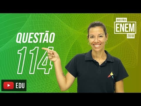 Thumbnail da aula: ENEM 2018 | Citologia | Questão 114 (caderno amarelo)