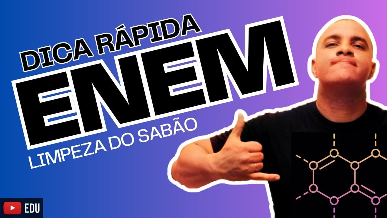 Thumbnail: Como o sabão funciona? Como funciona a ação de limpeza do sabão? Como funciona o sabão quimicamente?