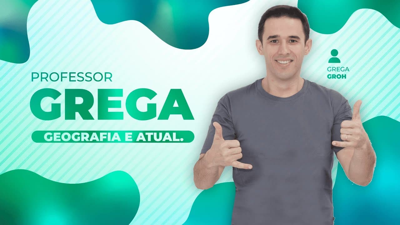 Thumbnail: Aulão Enem Geografia - Prof. Grega I EXTENSIVO ENEM BIOEXPLICA