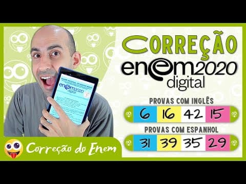 Thumbnail da aula: [CORREÇÃO DO ENEM] Questão 6 - Enem 2020 digital - Prova azul (Inglês) ▷ O livro It - A Coisa