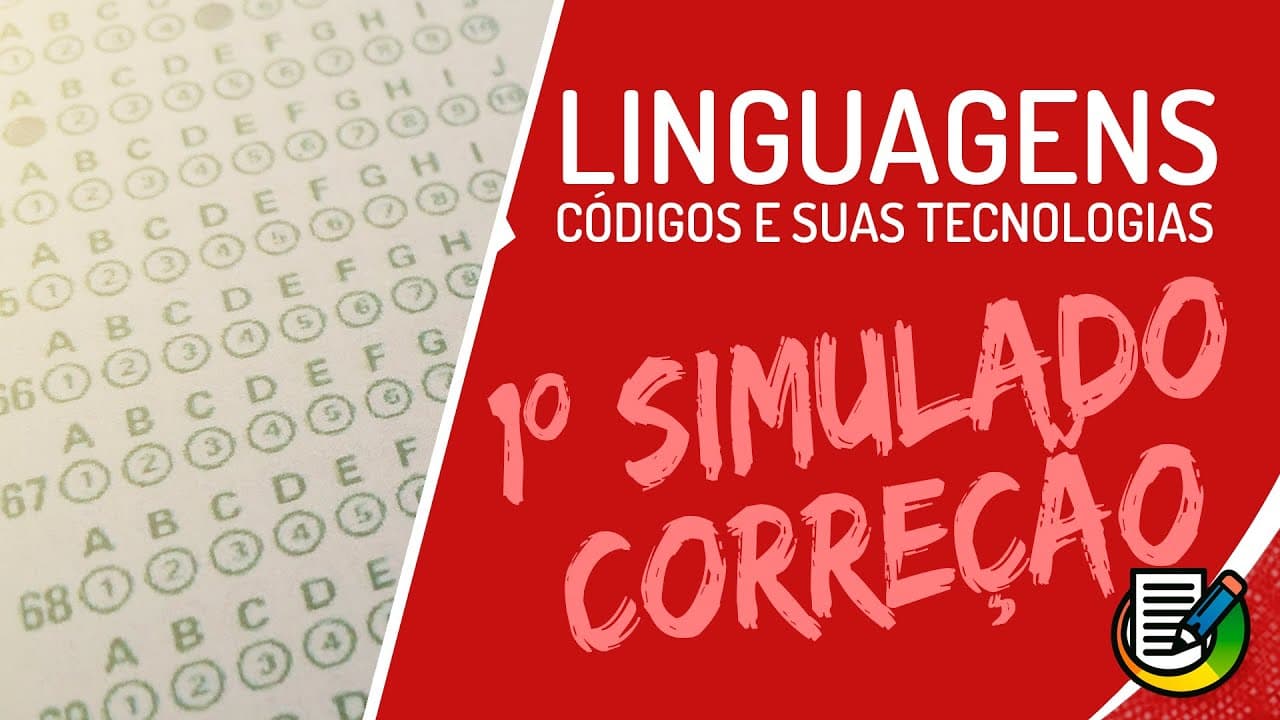 Thumbnail: ENEM 2020 - Correção do 1º Simulado - Linguagens e Literatura (Era Colonial) | Download em PDF