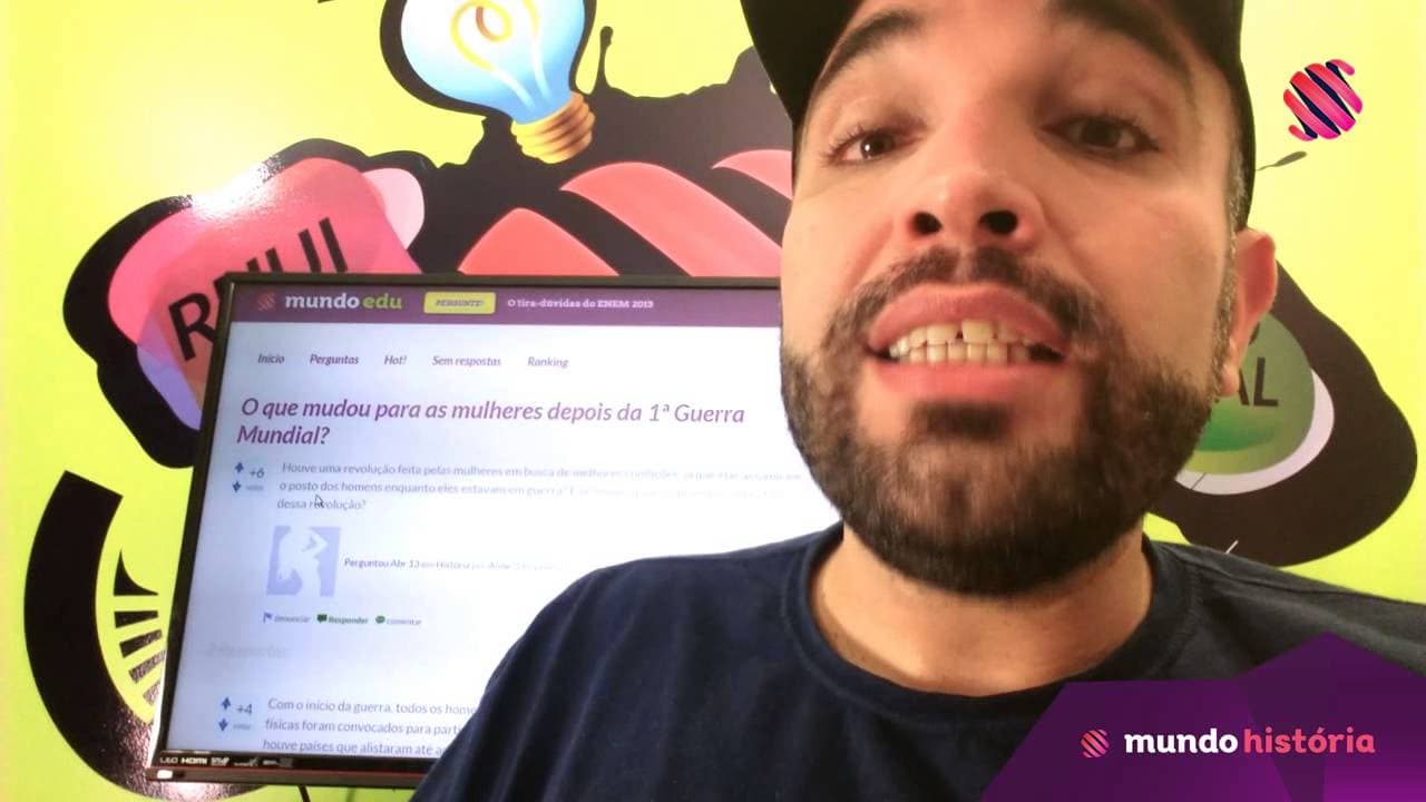 Thumbnail: Pergunte! - O que mudou para as mulheres depois da 1ª Guerra?