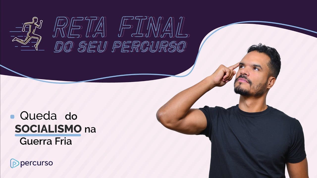 Thumbnail: Reta Final l Ep. #5 - Queda do Socialismo na Guerra Fria, com prof. Junio e prof. Bruno
