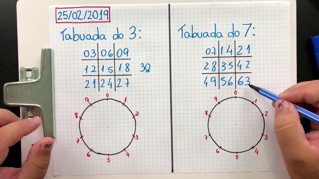 Thumbnail: 💡 DICA 01 - Tabuada do 3 e do 7 Como Você NUNCA Viu!