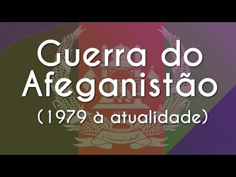 Thumbnail da aula: Guerra do Afeganistão (1979 à atualidade) - Brasil Escola