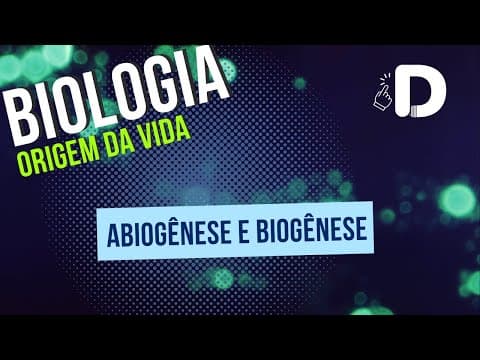 Thumbnail da aula: Abiogênese e Biogênese - Origem da Vida - Biologia - Preparatório Enem