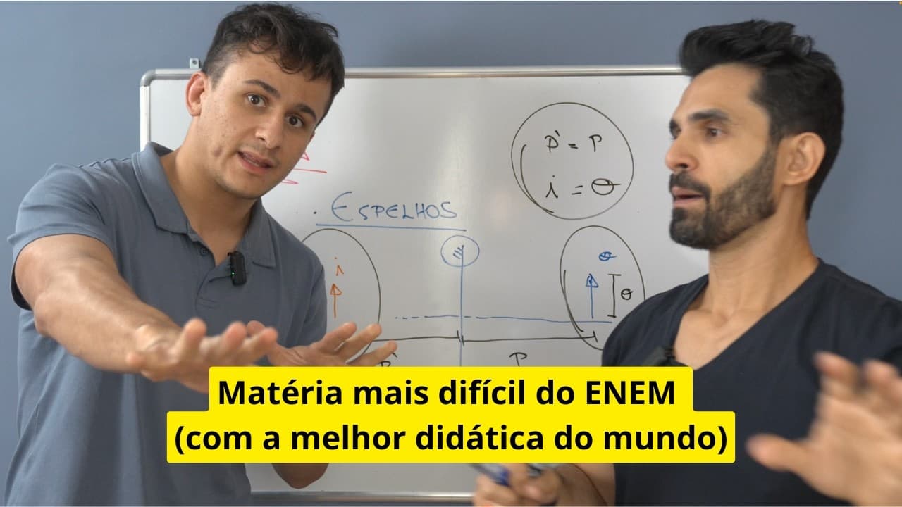 Thumbnail: Optica geométrica para o ENEM 2026