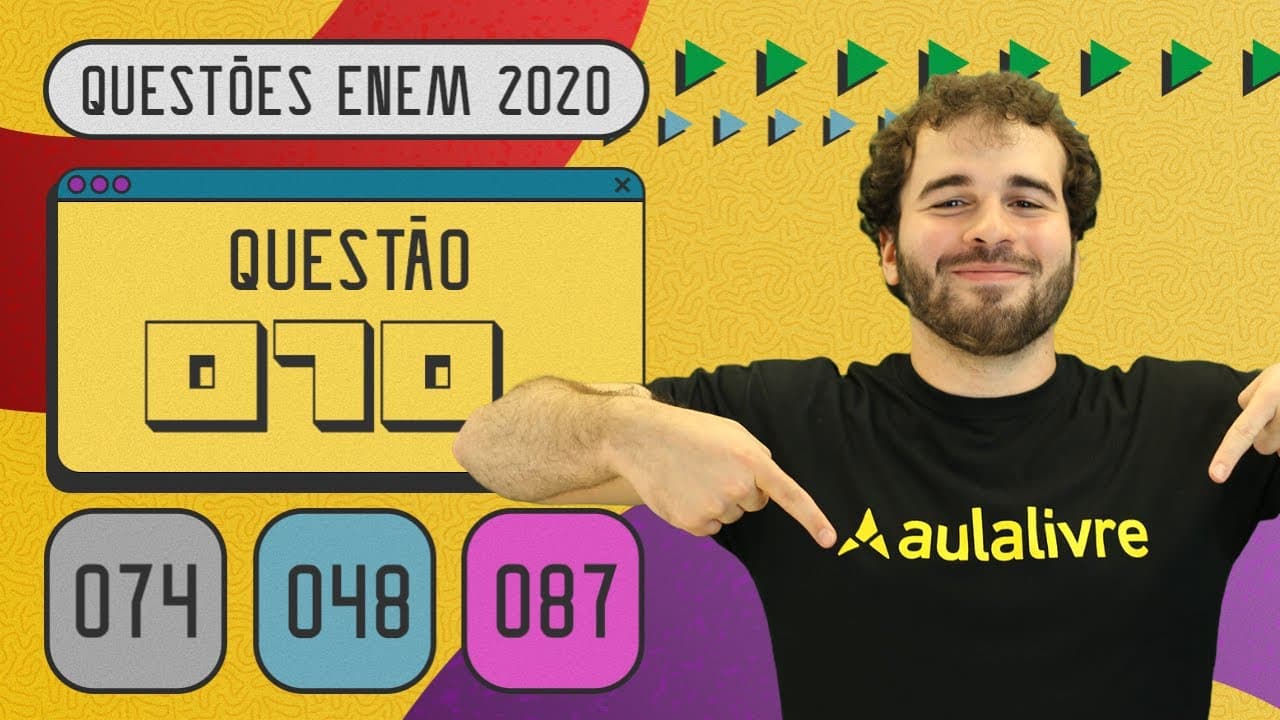 Thumbnail: ENEM 2020 | Gênero e trabalho | Questão 70