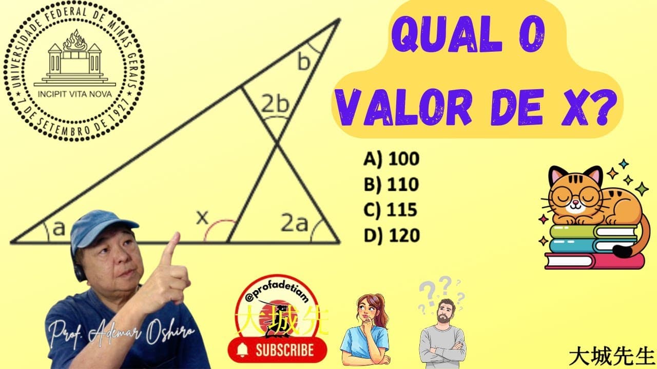 Thumbnail: UFMG - Como o resultado pode ser numérico? @ProfAdetiam