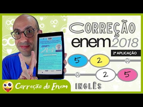 Thumbnail da aula: [CORREÇÃO DO ENEM] Questão 5 (inglês) - Enem 2018 (2ª aplicação) - Prova azul ▷ Mobile phone