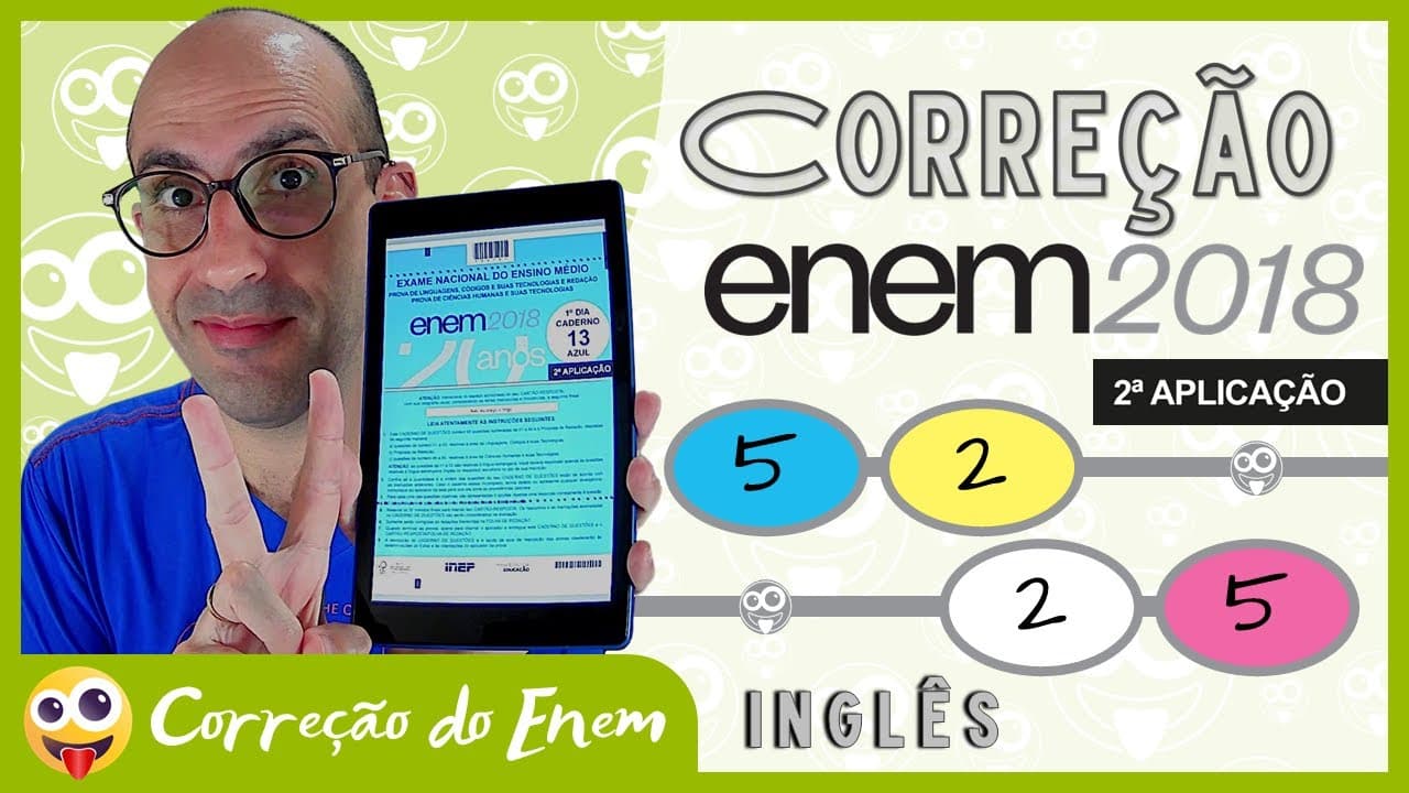 Thumbnail: [CORREÇÃO DO ENEM] Questão 5 (inglês) - Enem 2018 (2ª aplicação) - Prova azul ▷ Mobile phone