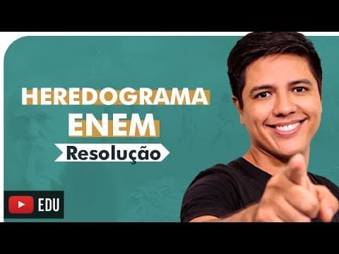 Thumbnail da aula: HEREDOGRAMA NO ENEM - RESOLUÇÃO - Prof. Kennedy Ramos