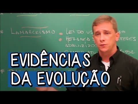 Thumbnail da aula: DARWINISMO, CRIACIONISMO E LAMARCKISMO  | EVIDÊNCIAS DA EVOLUÇÃO